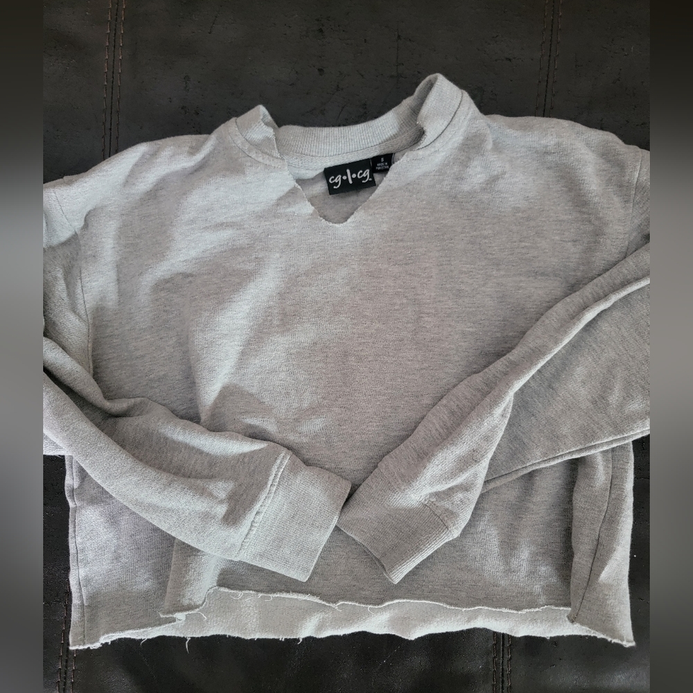 Cropped sweatshirt